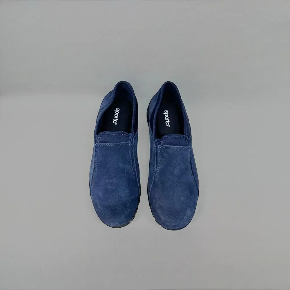 Sporto Women’s blue Max Slip-On Shoes - Size 9